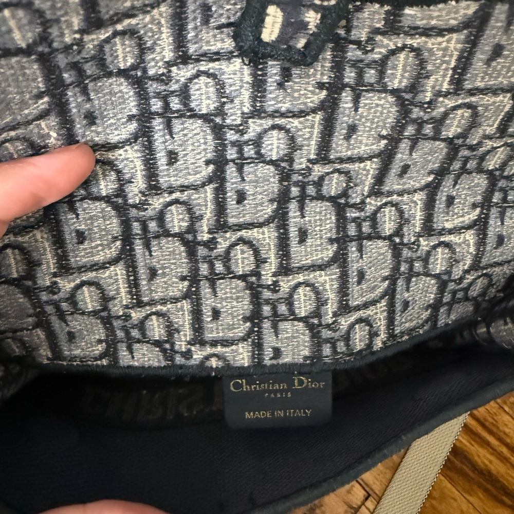 Dior Blue and Cream Belt/Crossbody Bag - Picture 8 of 12